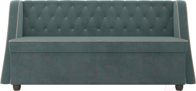 Скамья кухонная мягкая Лига Диванов Лофт 239 / 104546 (велюр, бирюзовый)
