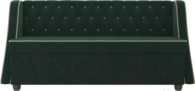 Скамья кухонная мягкая Лига Диванов Лофт 239 / 104548 (велюр, зеленый)
