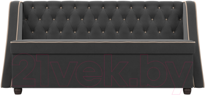 Скамья кухонная мягкая Лига Диванов Лофт 239 / 104550 (велюр, серый)