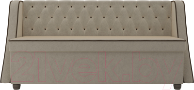 Скамья кухонная мягкая Лига Диванов Лофт 239 / 104553 (микровельвет, бежевый)