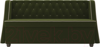 Скамья кухонная мягкая Лига Диванов Лофт 239 / 104554 (микровельвет, зеленый)