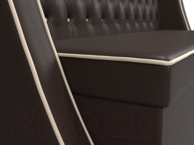 Скамья кухонная мягкая Лига Диванов Лофт 239 / 104563 (экокожа, коричневый)