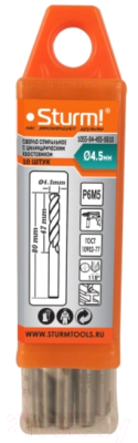 Набор сверл Sturm! 1055-04-4S5-SS10 - фото