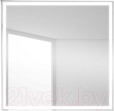 Зеркало BelBagno SPC-GRT-800-800-LED-BTN - фото