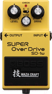Педаль электрогитарная Boss SD-1W Waza Craft Super Overdrive - фото