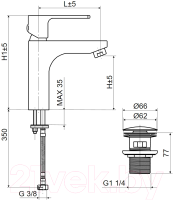 Смеситель Slovarm EH.3501