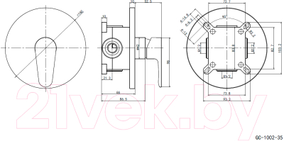 Смеситель Slovarm EN.3522.B