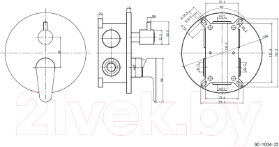 Смеситель Slovarm EN.3522.B1