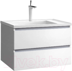 Тумба под умывальник Belux Фаворит НП 85-02 (1, белый глянцевый) - фото
