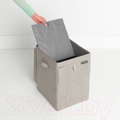 Корзина для белья Brabantia 120428 (серый)