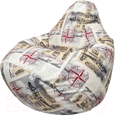 Бескаркасное кресло Flagman Груша Макси Г2.5-169 (Aircraft) - фото