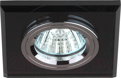 Точечный светильник ЭРА DK8 CH/BK / C0043792 - фото