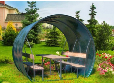 Беседка КомфортПром Пион 2м с покрытием