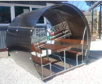 Беседка КомфортПром Пион 2м с покрытием