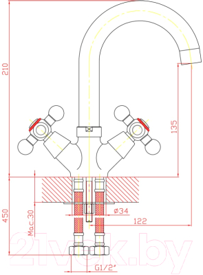 Смеситель Zollen Essen ES52420522