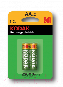 Аккумулятор Kodak HR6-2BL 2600mAh - фото