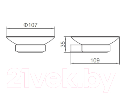 Мыльница Ledeme L5502