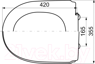 Сиденье для унитаза Уклад СУ 75.06.80