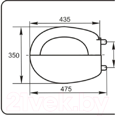 Сиденье для унитаза Уклад СУ 64.06.80