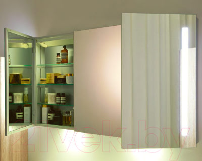 Шкаф с зеркалом для ванной BelBagno SPC-3A-DL-BL-1200