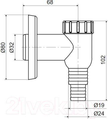 Сифон Slovarm T-750GP