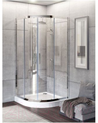 Душевой уголок Aquanet Delta 100x100 / NPE2142