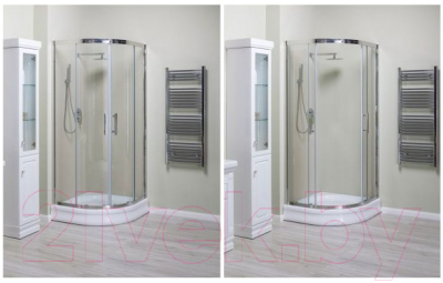 Душевой уголок Aquanet Delta 100x100 / NPE2142