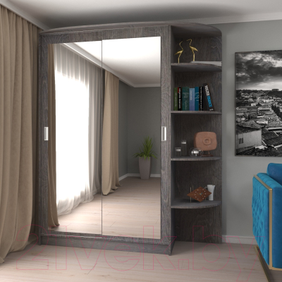 Шкаф Кортекс-мебель Лагуна ШК05-02