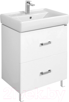 Тумба с умывальником Акватон Америна 60 Н (1A1692K1AM010) - фото