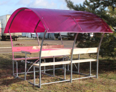 Беседка КомфортПром Астра 2м с покрытием