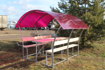 Беседка КомфортПром Астра 2м с покрытием