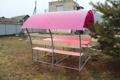 Беседка КомфортПром Астра 2м с покрытием