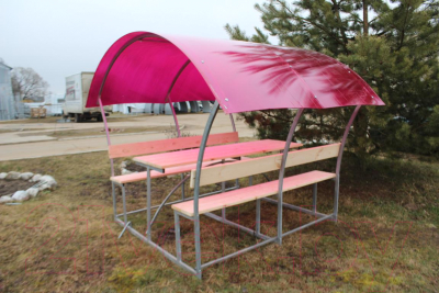 Беседка КомфортПром Астра 2м с покрытием