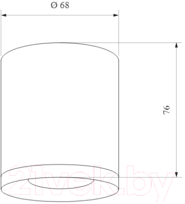 Точечный светильник Elektrostandard DLR024 6W 4200K