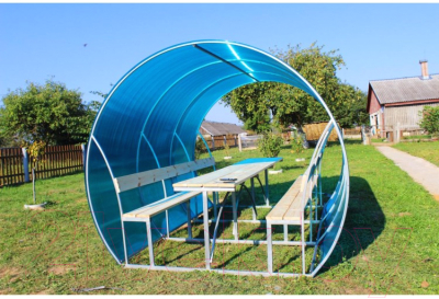 Беседка КомфортПром Пион 3м с покрытием