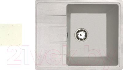 Мойка кухонная БелЭворс Mila R (белый) - фото