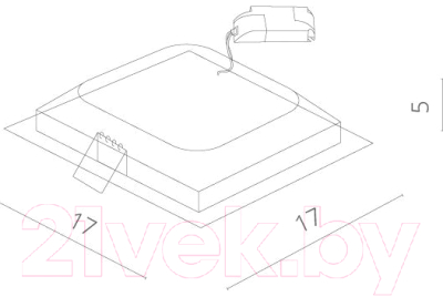 Точечный светильник Arte Lamp Riflessione A7416PL-1WH