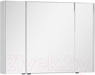 Шкаф с зеркалом для ванной Aquanet Латина 100 / 179636 - фото