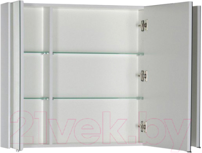 Шкаф с зеркалом для ванной Aquanet Латина 100 / 179636