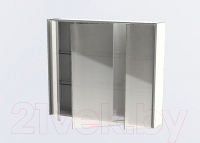 Шкаф с зеркалом для ванной Aquanet Латина 90 / 179605