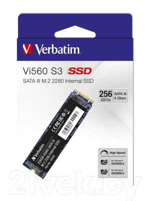 SSD диск Verbatim Vi560 S3 M.2 256GB (49362)