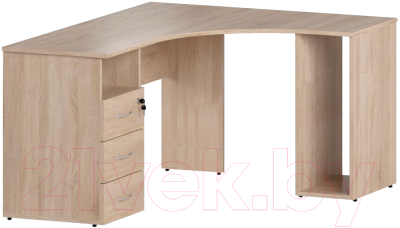 Письменный стол Славянская столица С-086/1 (правый, дуб сонома) - фото