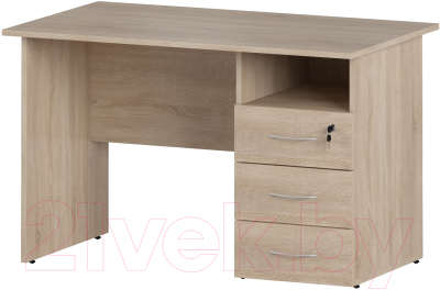 Письменный стол Славянская столица С-073/1 (дуб сонома) - фото