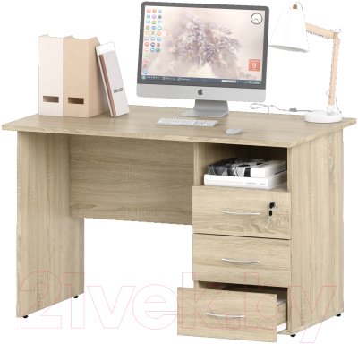 Письменный стол Славянская столица С-073/1 (дуб сонома)