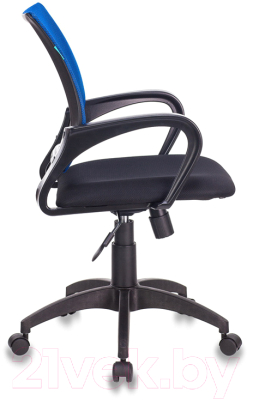 Кресло офисное Бюрократ CH-695N/BL/TW-11 (сетка синий/черный, TW-05/TW-11)