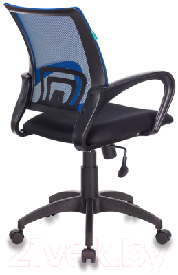 Кресло офисное Бюрократ CH-695N/BL/TW-11 (сетка синий/черный, TW-05/TW-11)