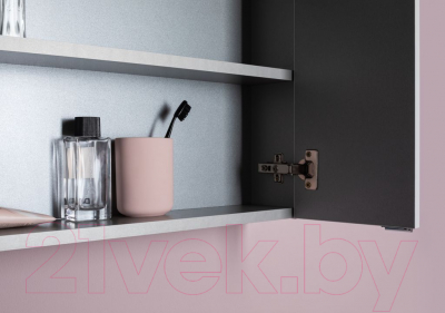 Шкаф с зеркалом для ванной Aquanet Порто 70 / 241748