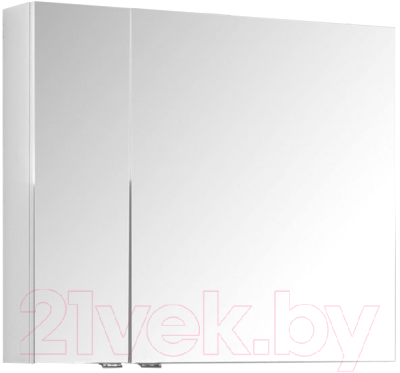 Шкаф с зеркалом для ванной Aquanet Порто 80 / 195728 - фото