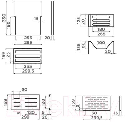 Сушилка для раковины Omoikiri DRY-01-LG