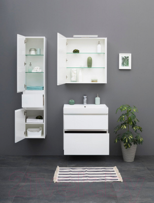 Шкаф-пенал для ванной Aquanet Бруклин 35 L / 209827